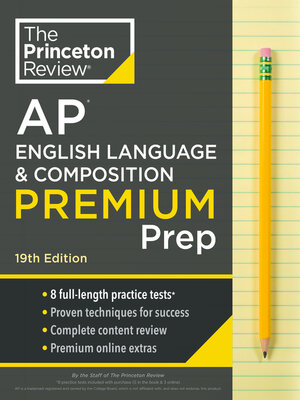 cover image of Princeton Review AP English Language & Composition Premium Prep, 1